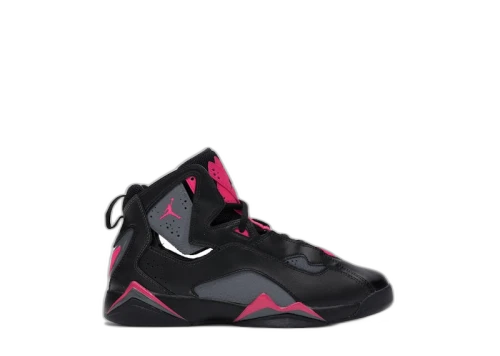 Jordan True Flight Black Dark Grey Deadly Pink (GS)