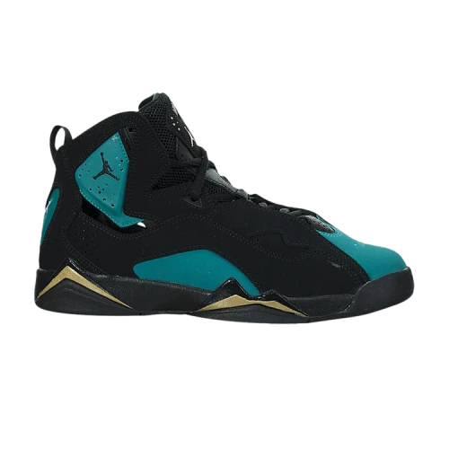(GS) Air Jordan True Flight 'Black Rio Teal'