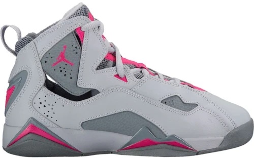 Jordan True Flight Wolf Grey Deadly Pink (GS)