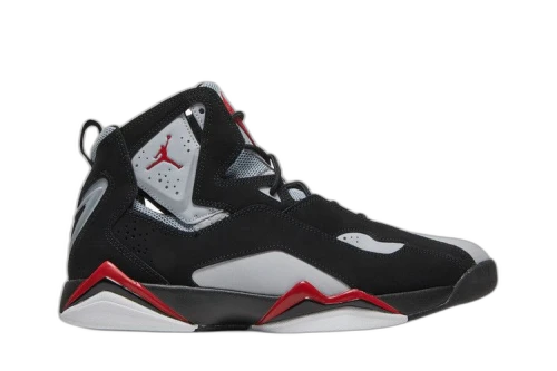 Jordan True Flight Black Varsity Red Wolf Grey