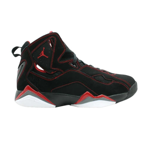 Jordan True Flight Black Varsity Red