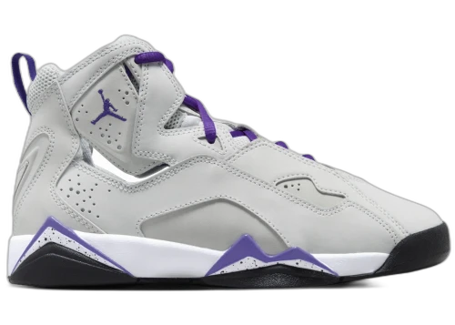 Jordan True Flight Light Base Grey White Black Purple Venom (GS)