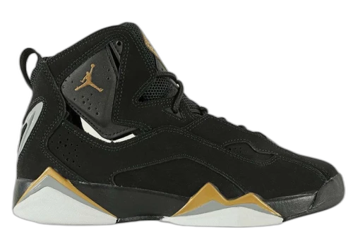 Jordan True Flight Black Metallic Gold (GS)
