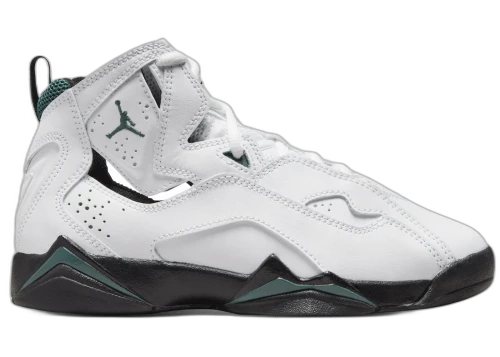 Jordan True Flight White Oxidized Green Black (GS)