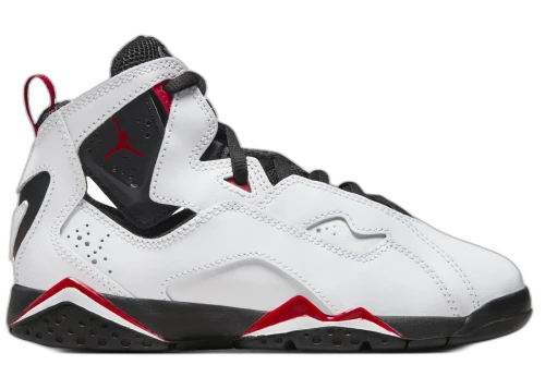 Jordan True Flight White Black Varsity Red (PS)