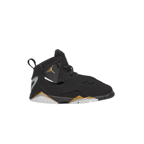 (TD) Air Jordan True Flight 'Black Metallic Gold'