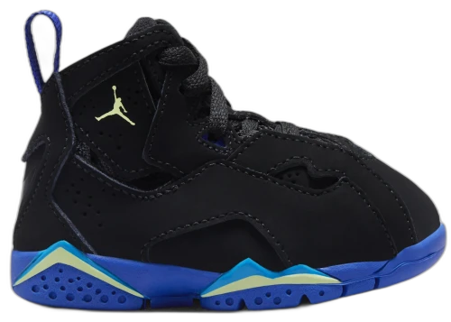 Jordan True Flight Black Hyper Royal Photo Blue Barely Volt (TD)