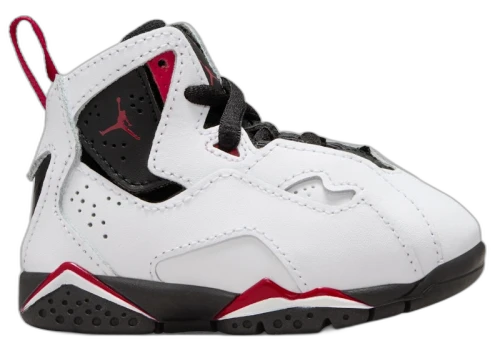 Jordan True Flight White Black Varsity Red (TD)