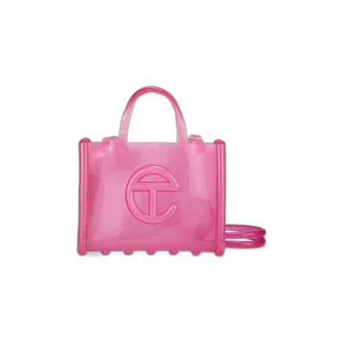 Telfar x Melissa Small Jelly Shopping Bag 'Clear Pink'