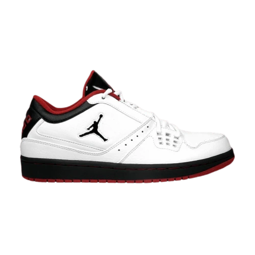 Jordan 1 Flight Low 'White Black Varsity Red'