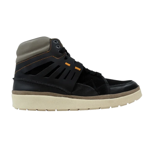Puma Bharrington Mid Black-Demitasse Brown
