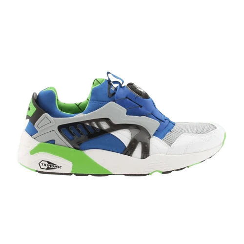 Puma Disc Blaze Og 1993 The List White-Snorkel Blue-Grn Flash
