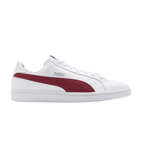 PUMA Smash Leather 'White Tibetan Red'