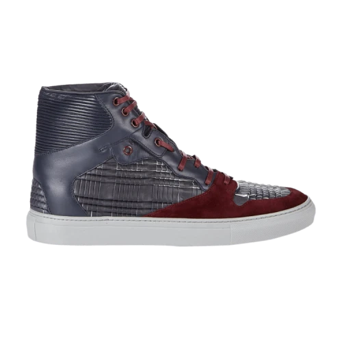 Balenciaga Origami Panel High 'Navy Burgundy'
