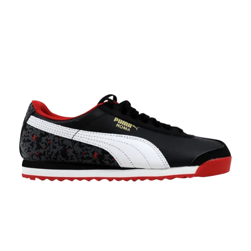 Puma Roma Basic Camo Jr 'Black High Risk Red'