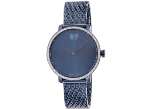 Movado Bold Shimmer Blue Ion-Plated Mesh 3600780