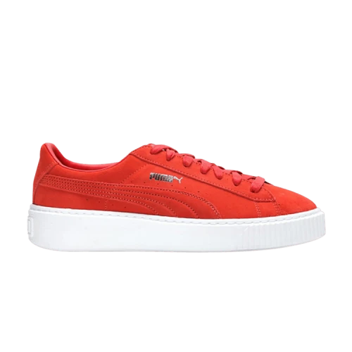 PUMA Suede Platform 'Barbados Cherry' (Women's)