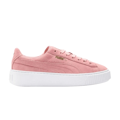 PUMA Suede Platform 'Pink White' (Women's)