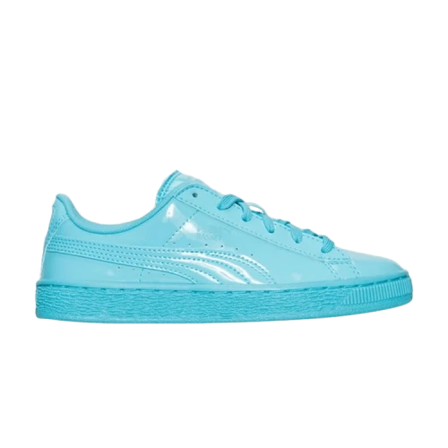 Puma Basket Classic Jr 'Patent Blue Atoll'