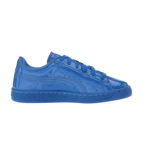 Puma Basket Classic Patent Little Kids 'Royal'
