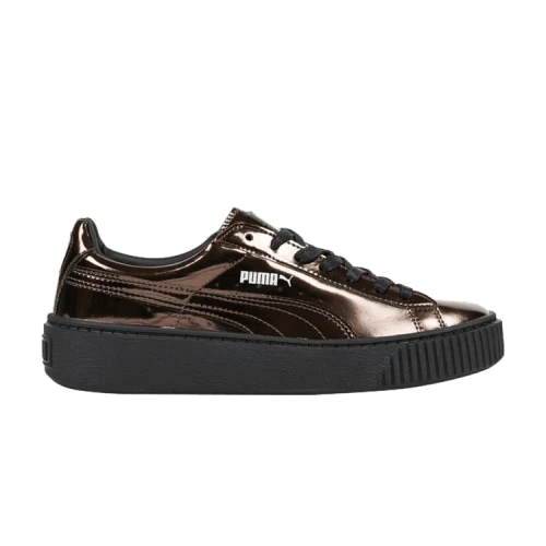 PUMA Basket Platform 'Metallic Bronze' (Women's)