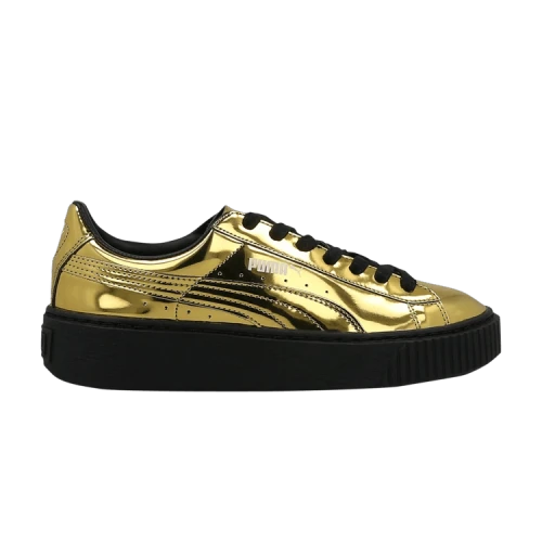 PUMA Basket Platform 'Metallic Gold' (Women's)