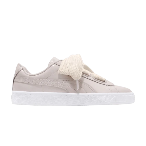 PUMA Basket Heart Patent 'Silver Grey' (Women's)
