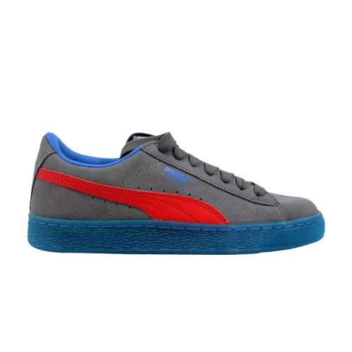 Puma Suede LFS Iced Jr 'Steel Grey Red'