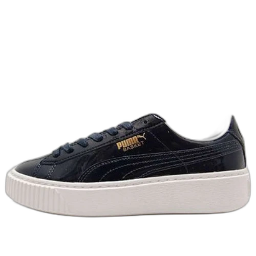 PUMA Basket Platform Patent Peacoat (Women's)