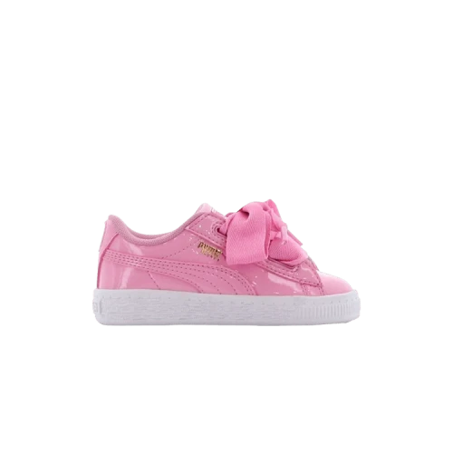 Puma Basket Heart Patent Infant 'Prism Pink'