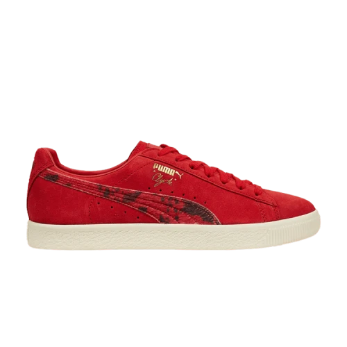 Puma Clyde Packer Shoes Cow Suit Red