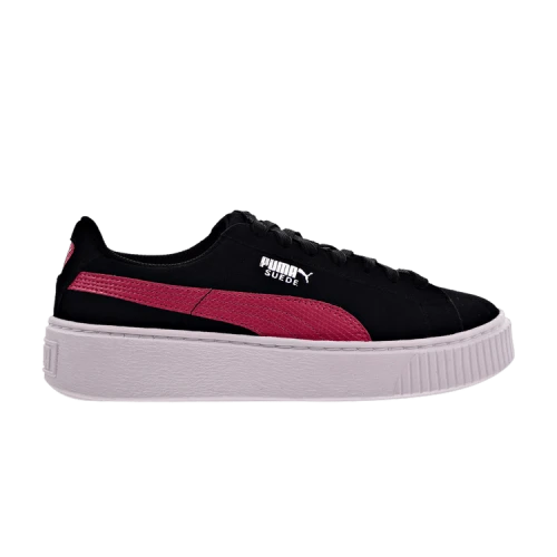 PUMA Suede Platform Snake 'Black Pink'