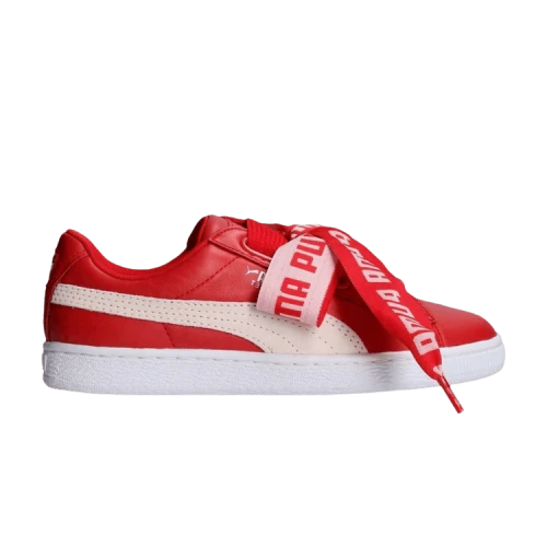 PUMA Basket Heart DE 'Red White' (Women's)