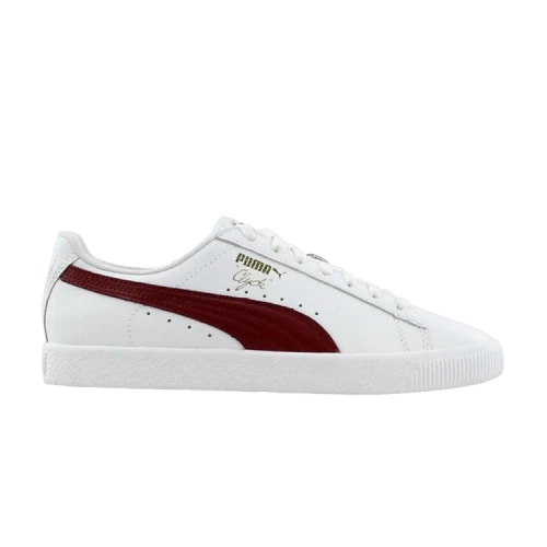 Puma Clyde Core Leather Foil 'White Cabernet'