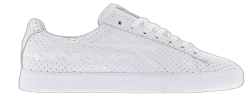 Puma Clyde Perforated Trapstar White