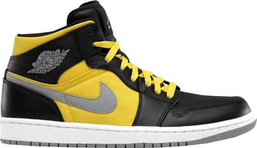 Jordan 1 Phat Mid Black Speed Yellow