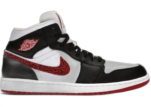 Jordan 1 Phat White Red Black (Elephant Print)