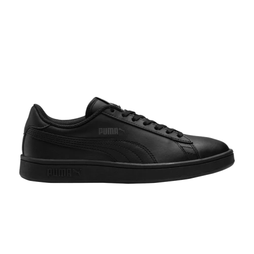 PUMA Smash V2 Leather Jr 'Black'
