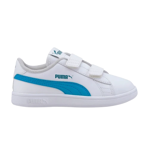 (PS) PUMA Smash v2 Leather 'White Dresden Blue'