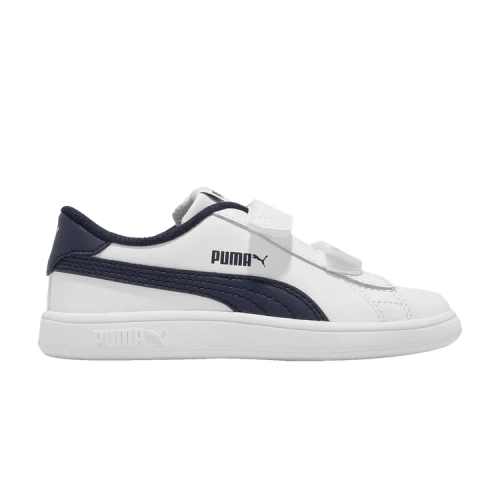 (TD) PUMA Smash v2 Leather Velcro 'White Peacoat'