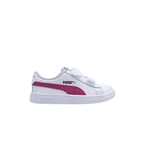 (TD) PUMA Smash v2 Infant 'White Magenta Haze'