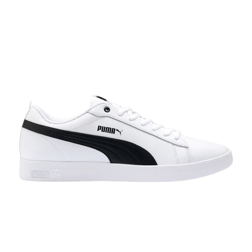 PUMA Smash v2 Leather 'White Black' (Women's)