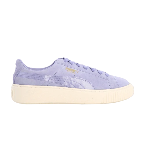 PUMA Suede Platform Satin Purple (Women's)