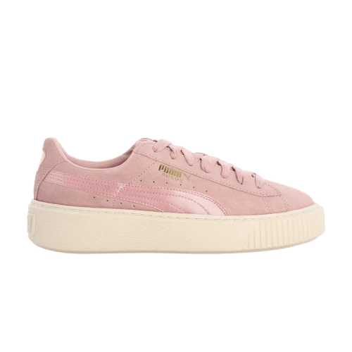 PUMA Suede Platform Satin 'Pink' (Women's)
