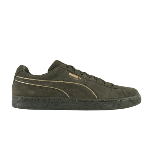 PUMA Suede Foil FS 'Night Olive Gold'