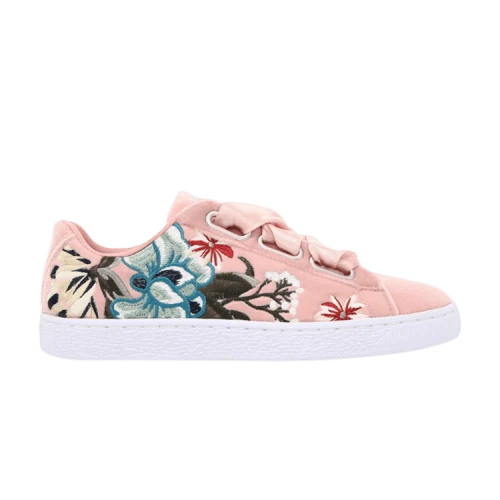 PUMA Basket 'Heart Hyper Embroidery - Peach' (Women's)