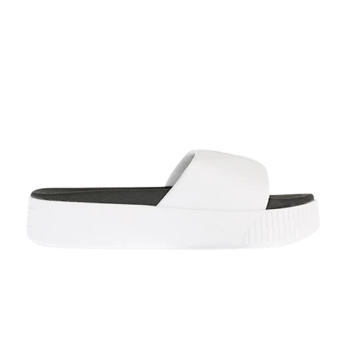 PUMA Platform Slide Bold SD 'White Black' (Women's)