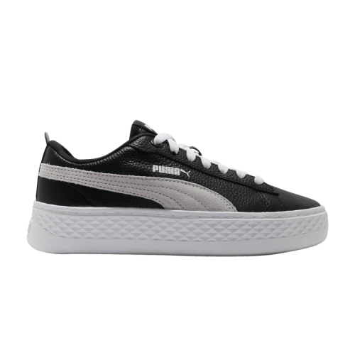 PUMA Smash Platform Leather 'Black' (Women's)