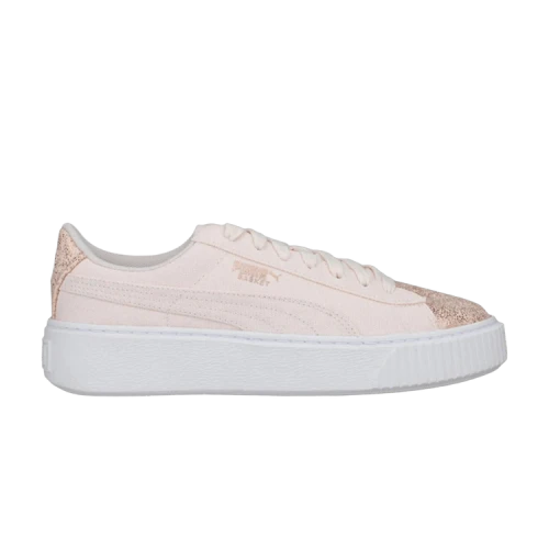 PUMA Basket Platform Rose Gold (Women's)