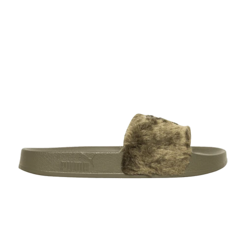 PUMA Fenty x Leadcat Fur Slide 'Olive' (Women's)